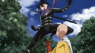 Saitama and Speed-o-Sound Sonic as seen in the anime (Image credit: J.C. Staff)
